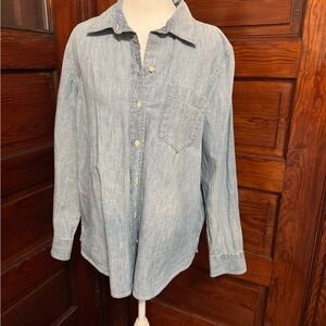 GAP Light Blue Chambray Shirt